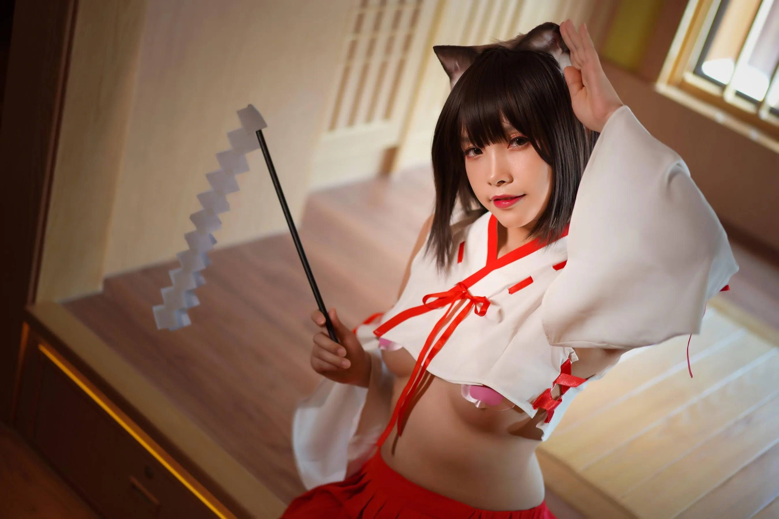Neko-薇薇 – NO.03 巫女 [30P]插图8